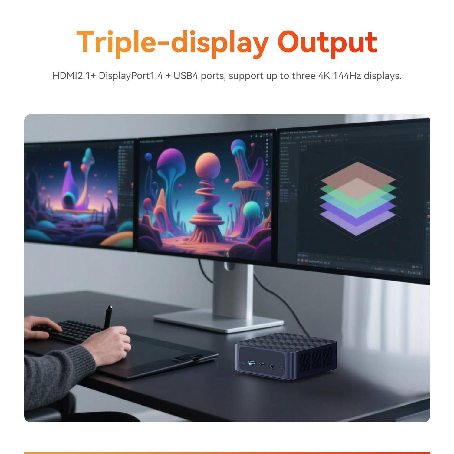 Amazon.com: TRIGKEY Key R8 Mini PC, Ryzen 7 8745HS (8C/16T, up to